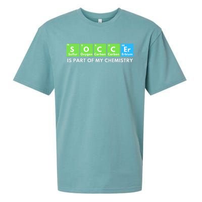 Soccer Is Part Of My Chemistry Science Lover & Chemist Sueded Cloud Jersey T-Shirt