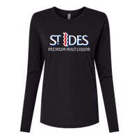 St Ides Premium Malt Liquor Womens Cotton Relaxed Long Sleeve T-Shirt