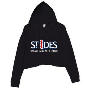 St Ides Premium Malt Liquor Crop Fleece Hoodie