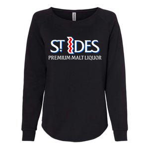 St Ides Premium Malt Liquor Womens California Wash Sweatshirt