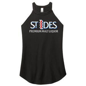 St Ides Premium Malt Liquor Women's Perfect Tri Rocker Tank