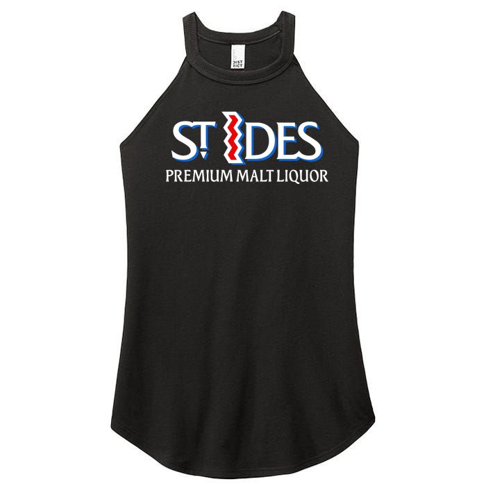 St Ides Premium Malt Liquor Women's Perfect Tri Rocker Tank