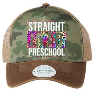 Straight Into Preschool Funny Cute Pre School Legacy Tie Dye Trucker Hat