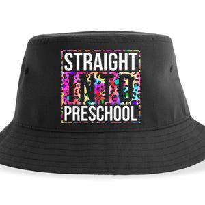 Straight Into Preschool Funny Cute Pre School Sustainable Bucket Hat