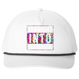 Straight Into Preschool Funny Cute Pre School Snapback Five-Panel Rope Hat