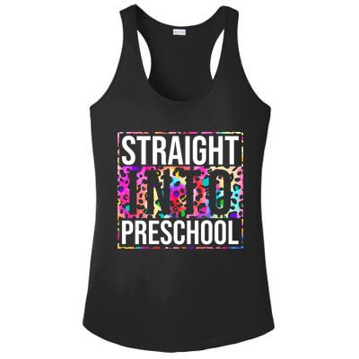 Straight Into Preschool Funny Cute Pre School Ladies PosiCharge Competitor Racerback Tank