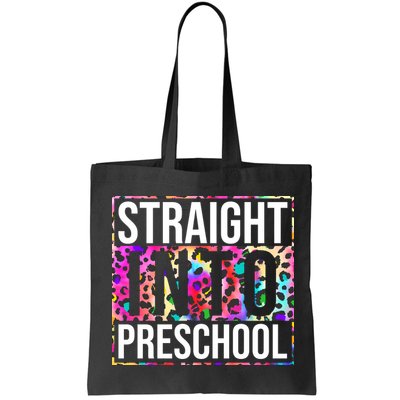 Straight Into Preschool Funny Cute Pre School Bag