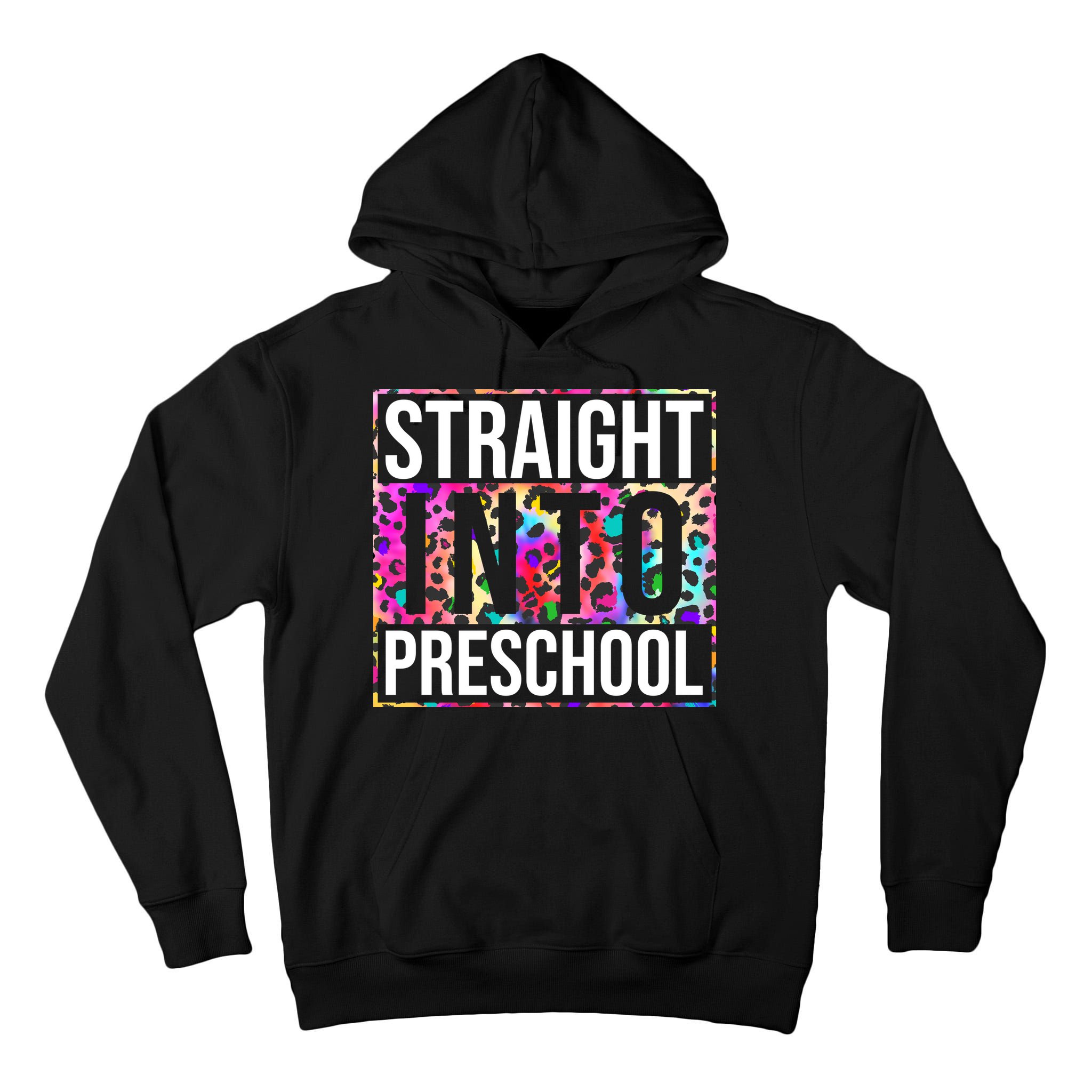 Straight Into Preschool Funny Cute Pre School Tall Hoodie