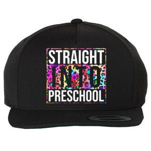 Straight Into Preschool Funny Cute Pre School Wool Snapback Cap