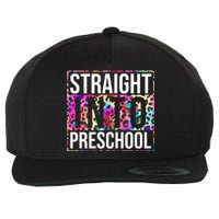 Straight Into Preschool Funny Cute Pre School Wool Snapback Cap