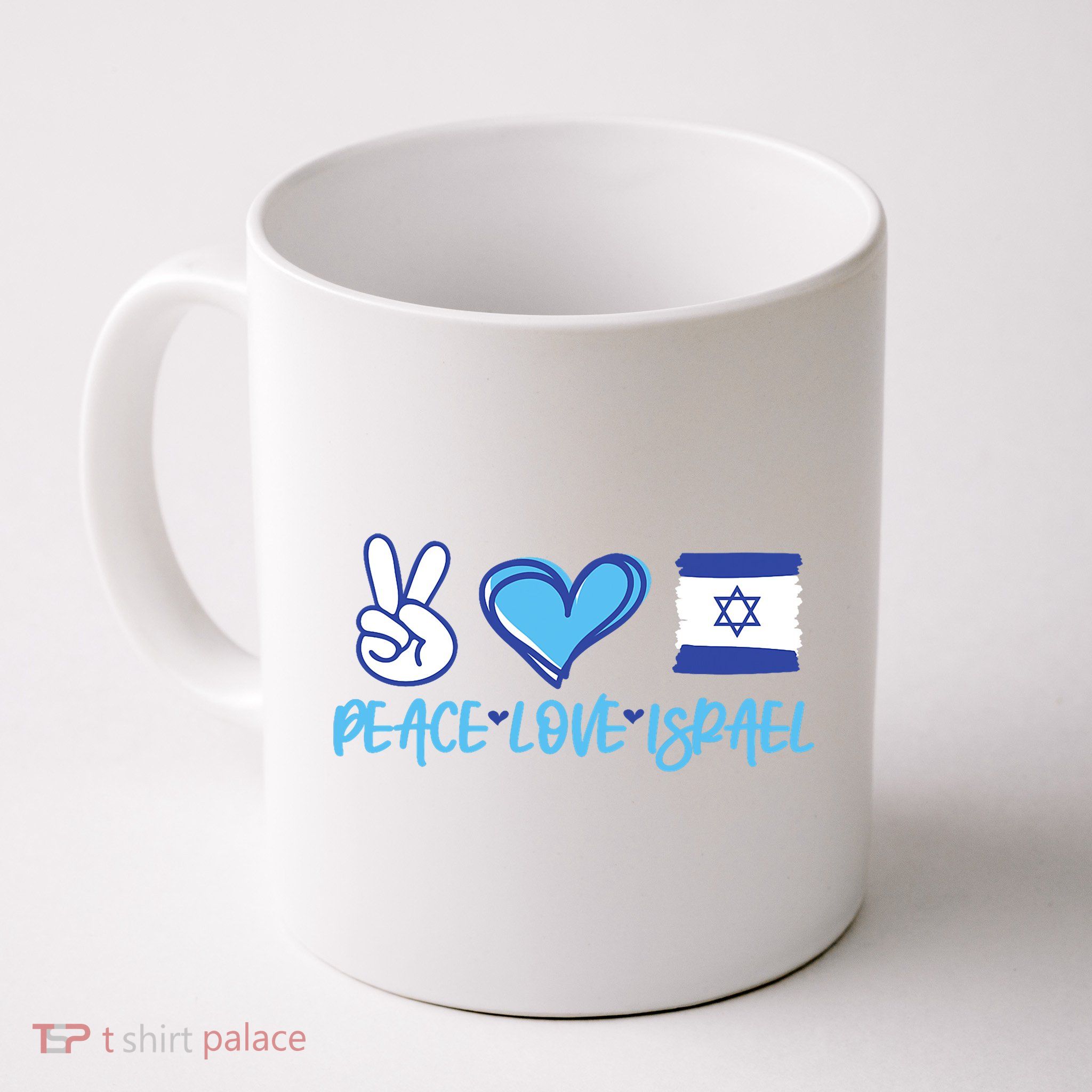 Support Israel Peace Love Israel I Stand With Israel Vintage Mug