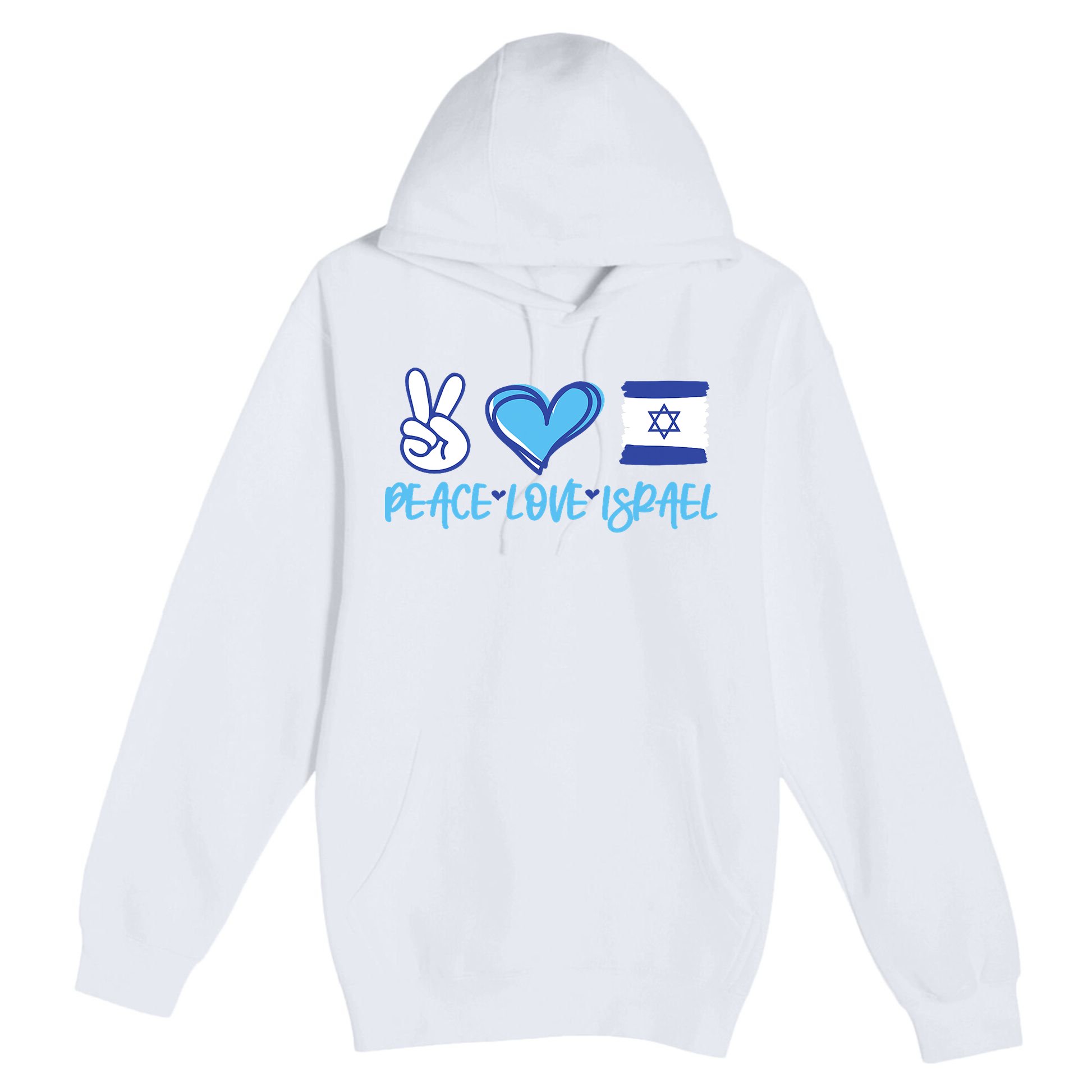 Support Israel Peace Love Israel I Stand With Israel Vintage Premium Pullover Hoodie