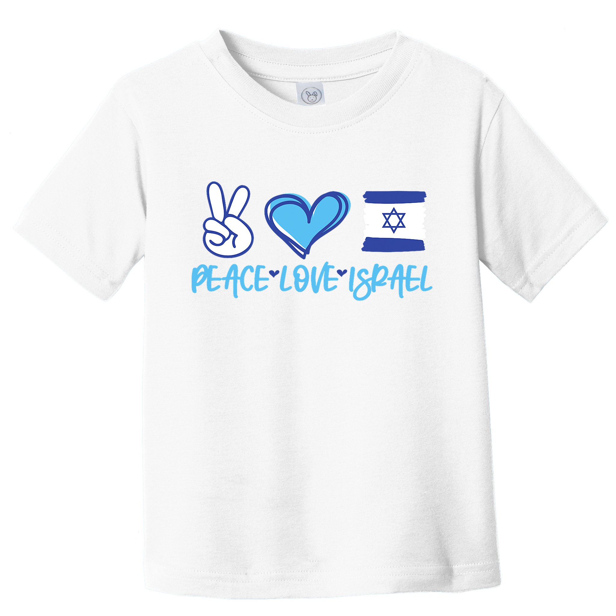 Support Israel Peace Love Israel I Stand With Israel Vintage Toddler T-Shirt