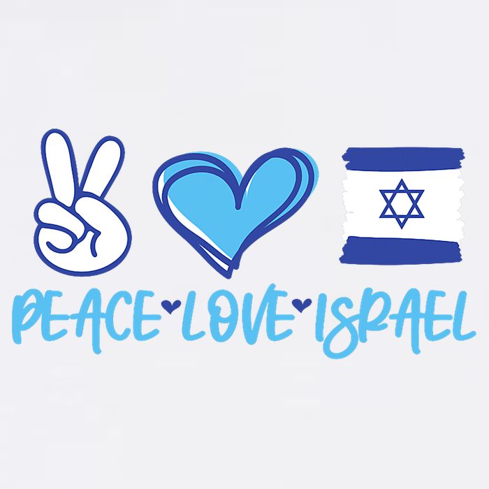 Support Israel Peace Love Israel I Stand With Israel Vintage Toddler T-Shirt