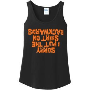 Sorry I Put The Wards Funny Ladies Essential Tank