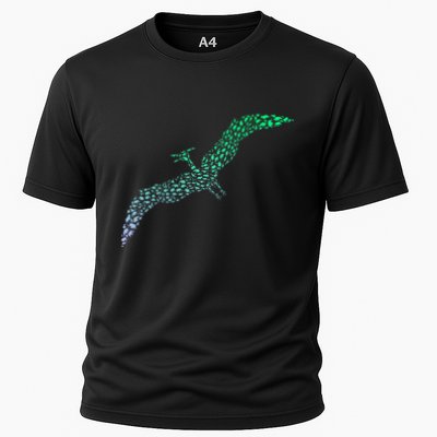 Silhouette Icon Pterodactyl Dinosaur Pterodactyl Performance Shirt