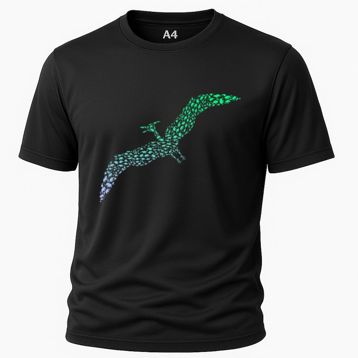 Silhouette Icon Pterodactyl Dinosaur Pterodactyl Performance Shirt