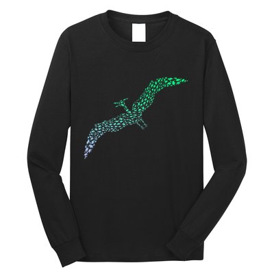 Silhouette Icon Pterodactyl Dinosaur Pterodactyl Long Sleeve Shirt