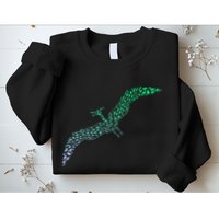 Silhouette Icon Pterodactyl Dinosaur Pterodactyl Sweatshirt