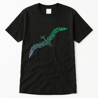 Silhouette Icon Pterodactyl Dinosaur Pterodactyl Tall T-Shirt