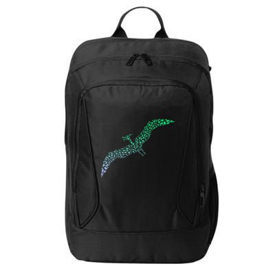 Silhouette Icon Pterodactyl Dinosaur Pterodactyl City Backpack