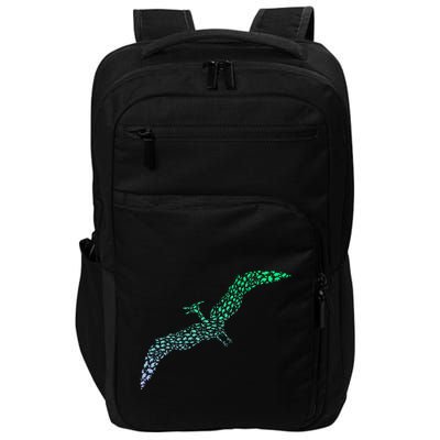 Silhouette Icon Pterodactyl Dinosaur Pterodactyl Impact Tech Backpack