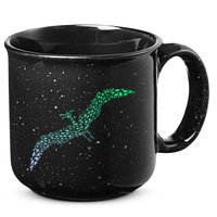 Silhouette Icon Pterodactyl Dinosaur Pterodactyl 15oz Campfire Ceramic Mug