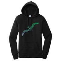 Silhouette Icon Pterodactyl Dinosaur Pterodactyl Women's Pullover Hoodie