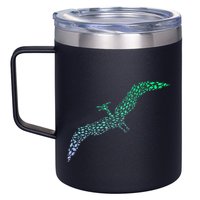Silhouette Icon Pterodactyl Dinosaur Pterodactyl 12oz Stainless Steel Coffee Mug
