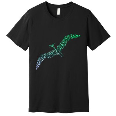 Silhouette Icon Pterodactyl Dinosaur Pterodactyl Premium T-Shirt