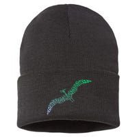 Silhouette Icon Pterodactyl Dinosaur Pterodactyl Sustainable Knit Beanie