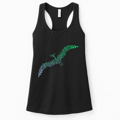 Silhouette Icon Pterodactyl Dinosaur Pterodactyl Womens Tank Top