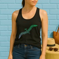 Silhouette Icon Pterodactyl Dinosaur Pterodactyl Womens Tank Top