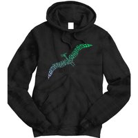 Silhouette Icon Pterodactyl Dinosaur Pterodactyl Tie Dye Hoodie
