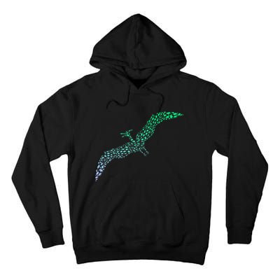 Silhouette Icon Pterodactyl Dinosaur Pterodactyl Tall Hoodie