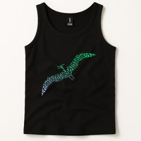 Silhouette Icon Pterodactyl Dinosaur Pterodactyl Tank Top