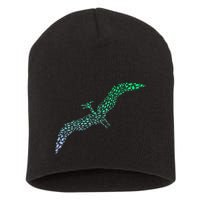 Silhouette Icon Pterodactyl Dinosaur Pterodactyl Short Acrylic Beanie