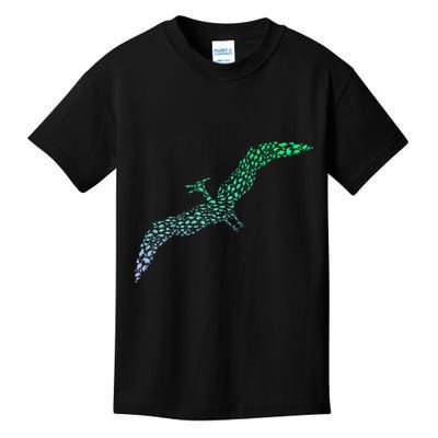 Silhouette Icon Pterodactyl Dinosaur Pterodactyl Kids T-Shirt