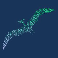 Silhouette Icon Pterodactyl Dinosaur Pterodactyl Infant Baby Jersey Bodysuit