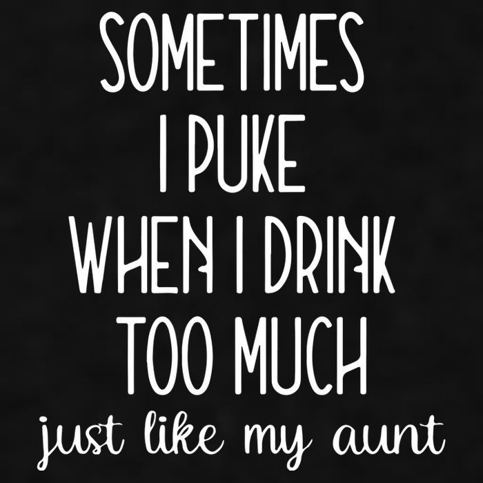 Sometimes I Puke When I Drink Too Much Onesies Ladies PosiCharge Tri-Blend Wicking Tank