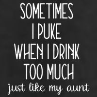 Sometimes I Puke When I Drink Too Much Onesies 7 Panel Mesh Trucker Snapback Hat