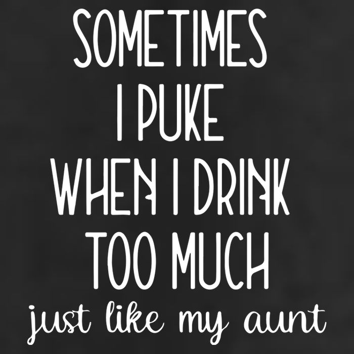 Sometimes I Puke When I Drink Too Much Onesies 7 Panel Mesh Trucker Snapback Hat