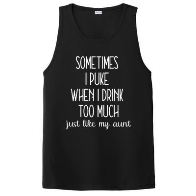 Sometimes I Puke When I Drink Too Much Onesies PosiCharge Competitor Tank