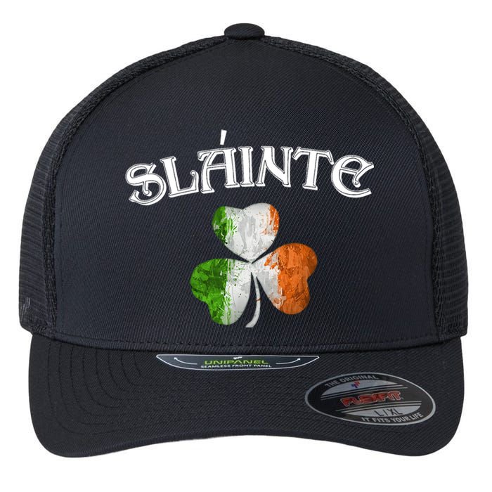 Slainte Irish Patrick Day Flexfit Unipanel Trucker Cap