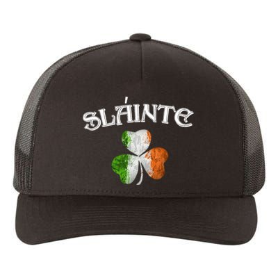 Slainte Irish Patrick Day Yupoong Adult 5-Panel Trucker Hat