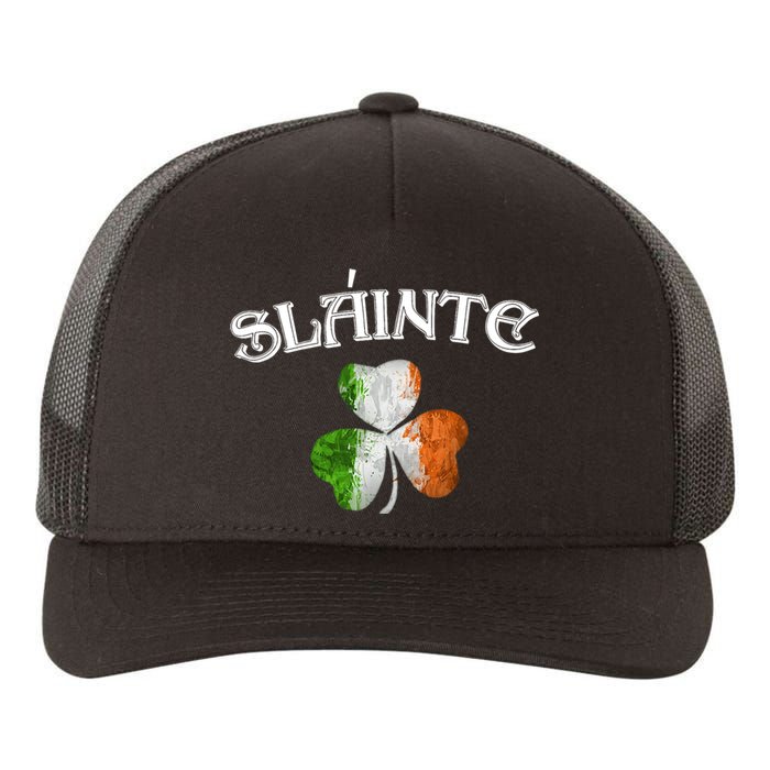 Slainte Irish Patrick Day Yupoong Adult 5-Panel Trucker Hat