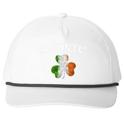 Slainte Irish Patrick Day Snapback Five-Panel Rope Hat