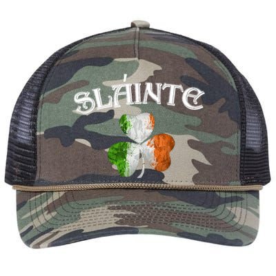 Slainte Irish Patrick Day Retro Rope Trucker Hat Cap