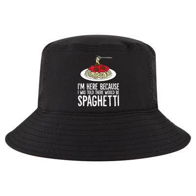 Spaghetti Italian Pasta I'm Just Here For Spaghetti Cool Comfort Performance Bucket Hat