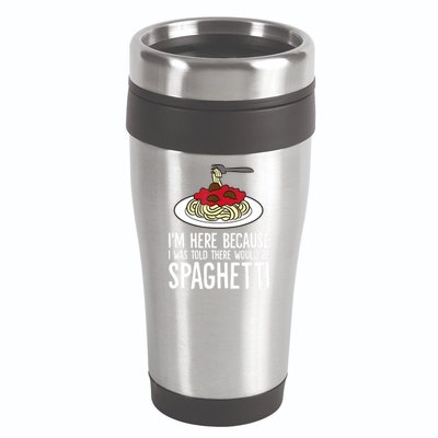 Spaghetti Italian Pasta I'm Just Here For Spaghetti 16oz Travel Tumbler